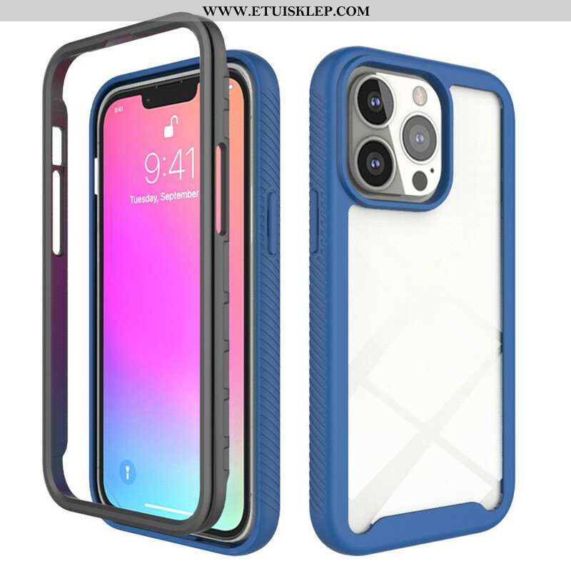 Etui do iPhone 13 Pro Hybrydowe Silikonowe Krawędzie